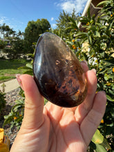 Load image into Gallery viewer, High-Grade Natural Brazilian Smoky Quartz Palm Stone,Meditation Palm Stones,A287
