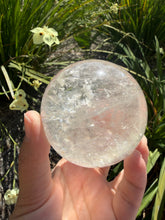 Load image into Gallery viewer, Natural Clear Quartz Crystal Sphere White Healing Stone Ball,A342