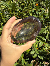 Load image into Gallery viewer, Smoky Quartz Offering Bowl,Crystal Quartz Altar Bowl,Crystal Tray,B106