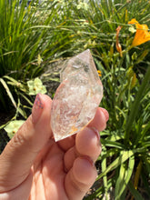 Load image into Gallery viewer, Natural Enhydro Quartz w/ Moving Bubble &/or Carbon/Black Inclusions,A446