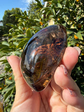 Load image into Gallery viewer, High-Grade Natural Brazilian Smoky Quartz Palm Stone,Meditation Palm Stones,A286