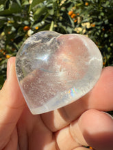 Load image into Gallery viewer, Clear Quartz Puff Heart Carving,#03