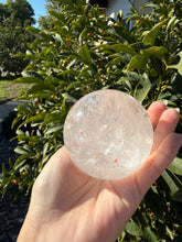 Load image into Gallery viewer, Large Clear Quartz Sphere Clear Quartz Ball Healing Crystal Ball Reiki,A281
