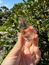 Load image into Gallery viewer, Golden Healer Quartz Palm Stone,Natural Hematoid Quartz Crystal,A294