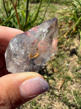 Load image into Gallery viewer, Natural Enhydro Quartz w/ Moving Bubble &/or Carbon/Black Inclusions,A487