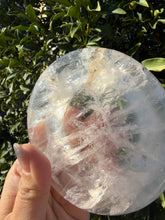 Load image into Gallery viewer, Natural Light Pink Rose Quartz Dish,Pale Pink Crystal Plate,Crystal Tray,B129