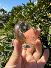 Load image into Gallery viewer, Golden Healer Quartz Palm Stone,Natural Hematoid Quartz Crystal,A294