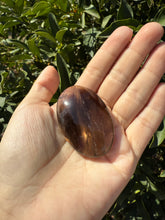 Load image into Gallery viewer, Natural Brazil Smoky Quartz Palm Stone / Meditation Palm Stones,A155
