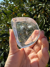 Load image into Gallery viewer, Mini Clear Quartz Offering Bowl,Crystal Quartz Altar Bowl,Crystal Tray,B131