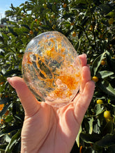 Load image into Gallery viewer, Golden Healer Quartz Bowl,Natural Hematoid Quartz Crystal Dish,Crystal Tray,B133