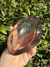 Load image into Gallery viewer, Smoky Quartz Offering Bowl,Crystal Quartz Altar Bowl,Crystal Tray,B106