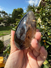 Load image into Gallery viewer, High-Grade Natural Brazilian Smoky Quartz Palm Stone,Meditation Palm Stones,A287