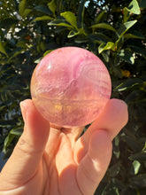 Load image into Gallery viewer, High Quality Candy Fluorite Sphere, Stunning Rainbow Fluorite Ball,A176