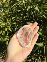 Load image into Gallery viewer, Mini Clear Quartz Offering Bowl,Crystal Quartz Altar Bowl,Crystal Tray,B101