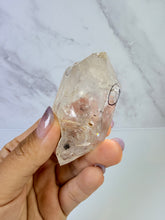 Load image into Gallery viewer, Natural Enhydro Quartz w/ Moving Bubble &/or Carbon/Black Inclusions,A495