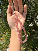 Load image into Gallery viewer, Strawberry Quartz Crystal Phone Strap,Healing Crystal Charm for Love Harmony
