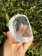 Load image into Gallery viewer, Small Clear Quartz Offering Bowl,Crystal Quartz Altar Bowl,Crystal Tray,B108