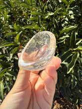 Load image into Gallery viewer, Mini Clear Quartz Offering Bowl,Crystal Quartz Altar Bowl,Crystal Tray,B96