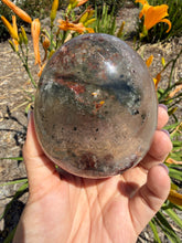 Load image into Gallery viewer, Garden Quartz Crystal Egg with Thousand Layer Mountain Scenic Inclusions, A476