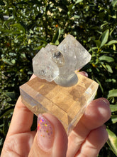 Load image into Gallery viewer, Double-Terminated Clear Quartz Cluster,Natural DT Crystal,Mineral Specimen,A199