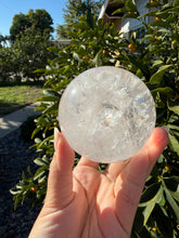 Load image into Gallery viewer, Large Clear Quartz Sphere Clear Quartz Ball Healing Crystal Ball Reiki,A281