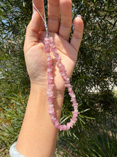 Load image into Gallery viewer, Rose Quartz Crystal Phone Strap,Healing Crystal Charm for Love Harmony