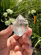 Load image into Gallery viewer, Natural Enhydro Quartz w/ Moving Bubble &/or Carbon/Black Inclusions,A454