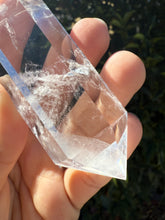 Load image into Gallery viewer, Double Terminated Clear Quartz Crystal Point, Natural Healing Stone, A158