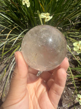 Load image into Gallery viewer, Natural Clear Quartz Crystal Sphere White Healing Stone Ball,A350