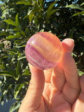 Load image into Gallery viewer, High Quality Candy Fluorite Sphere, Stunning Rainbow Fluorite Ball,A174