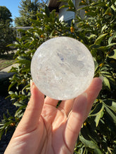 Load image into Gallery viewer, Natural Clear Quartz Crystal Sphere White Healing Stone Ball,A282