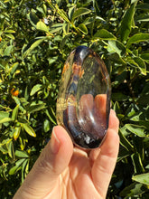 Load image into Gallery viewer, Mini Smoky Quartz Offering Bowl,Crystal Quartz Altar Bowl,Crystal Tray,B99