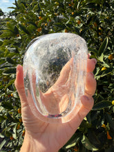 Load image into Gallery viewer, Clear Quartz Offering Bowl,Crystal Quartz Altar Bowl,Crystal Tray,B136