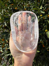 Load image into Gallery viewer, Clear Quartz Offering Bowl,Crystal Quartz Altar Bowl,Crystal Tray,B136