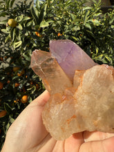 Load image into Gallery viewer, 703g Amethyst Quartz Cluster,Raw Clear Quartz Cluster