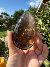Load image into Gallery viewer, High-Grade Natural Brazilian Smoky Quartz Palm Stone,Meditation Palm Stones,A287