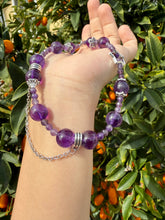 Load image into Gallery viewer, Handcrafted Design Amethyst Phone Charm