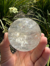 Load image into Gallery viewer, Natural Clear Quartz Crystal Sphere White Healing Stone Ball,A342