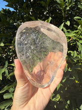 Load image into Gallery viewer, Large Clear Quartz Offering Bowl,Crystal Quartz Altar Bowl,Crystal Tray,B113