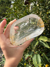 Load image into Gallery viewer, Clear Quartz Offering Bowl,Crystal Quartz Altar Bowl,Crystal Tray,B124