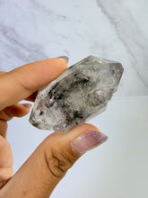 Load image into Gallery viewer, Natural Enhydro Quartz w/ Moving Bubble &/or Carbon/Black Inclusions,A497
