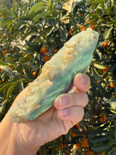 Load image into Gallery viewer, Triangular Blue and Purple Feather Fluorite Mineral Specimen,Fluorite slab