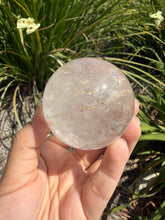 Load image into Gallery viewer, Natural Clear Quartz Crystal Sphere White Healing Stone Ball,A352