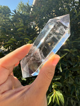 Load image into Gallery viewer, Double Terminated Clear Quartz Crystal Point, Natural Healing Stone, A158