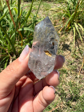 Load image into Gallery viewer, Natural Enhydro Quartz w/ Moving Bubble &/or Carbon/Black Inclusions,A489