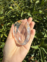 Load image into Gallery viewer, Mini Clear Quartz Offering Bowl,Crystal Quartz Altar Bowl,Crystal Tray,B104