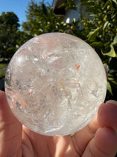 Load image into Gallery viewer, Large Clear Quartz Sphere Clear Quartz Ball Healing Crystal Ball Reiki,A281