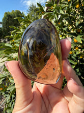 Load image into Gallery viewer, High-Grade Natural Brazilian Smoky Quartz Palm Stone,Meditation Palm Stones,A286