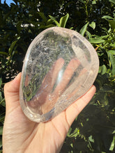 Load image into Gallery viewer, Large Clear Quartz Offering Bowl,Crystal Quartz Altar Bowl,Crystal Tray,B113