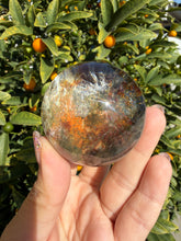 Load image into Gallery viewer, Scenic Garden Quartz Sphere | Natural Lodolite Included Crystal Orb, A317